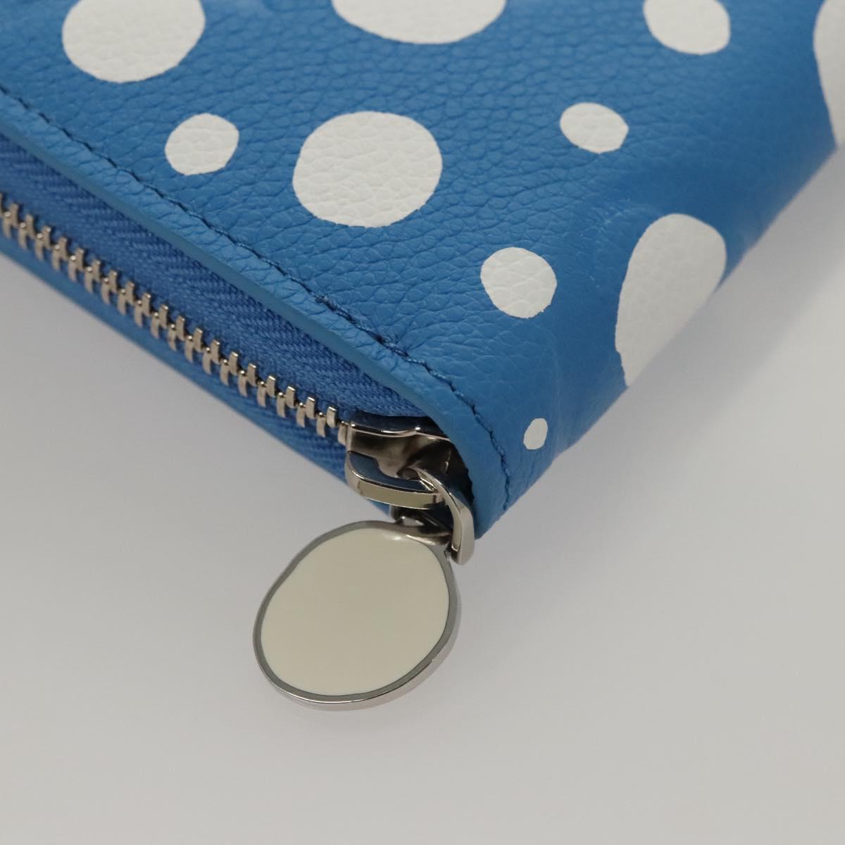 Louis Vuitton Portefeuille zippy, Blue, Leather, wallet