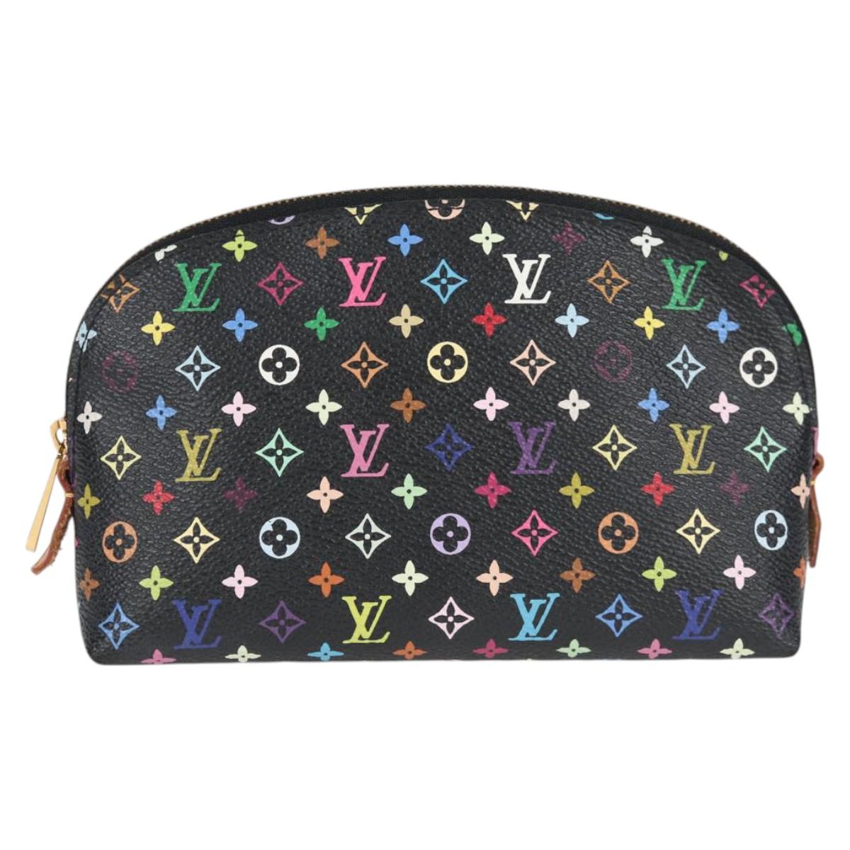 Louis Vuitton Cosmetic pouch, Black, Canvas, clutch