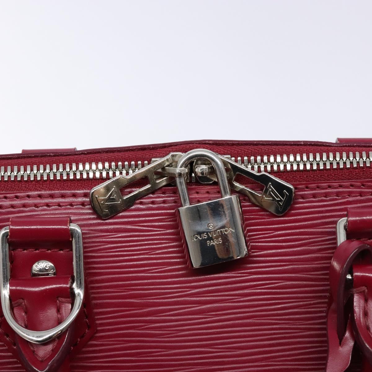 Louis Vuitton Alma, Pink, Leather, handbag