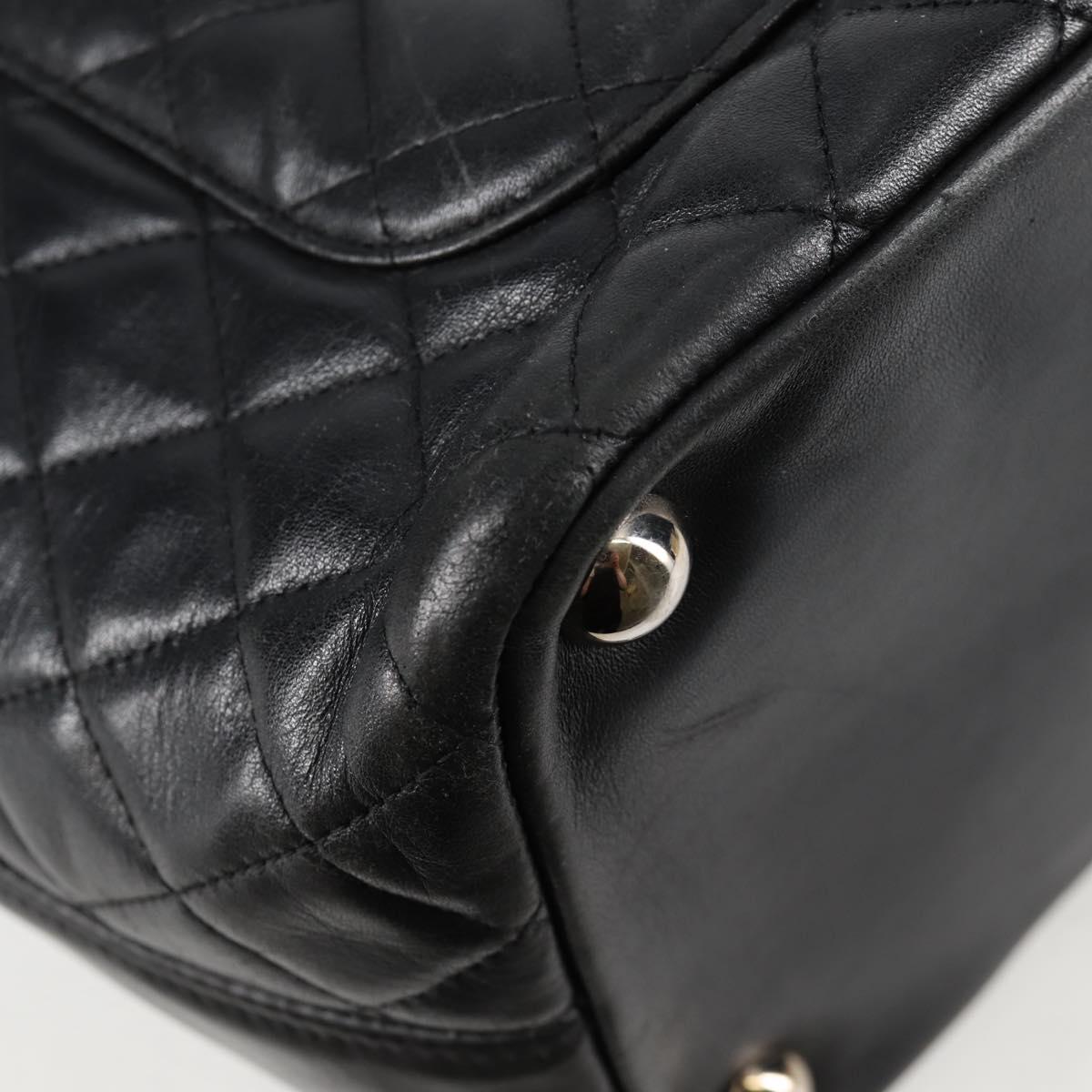 Chanel Cambon, Black, Leather, handbag