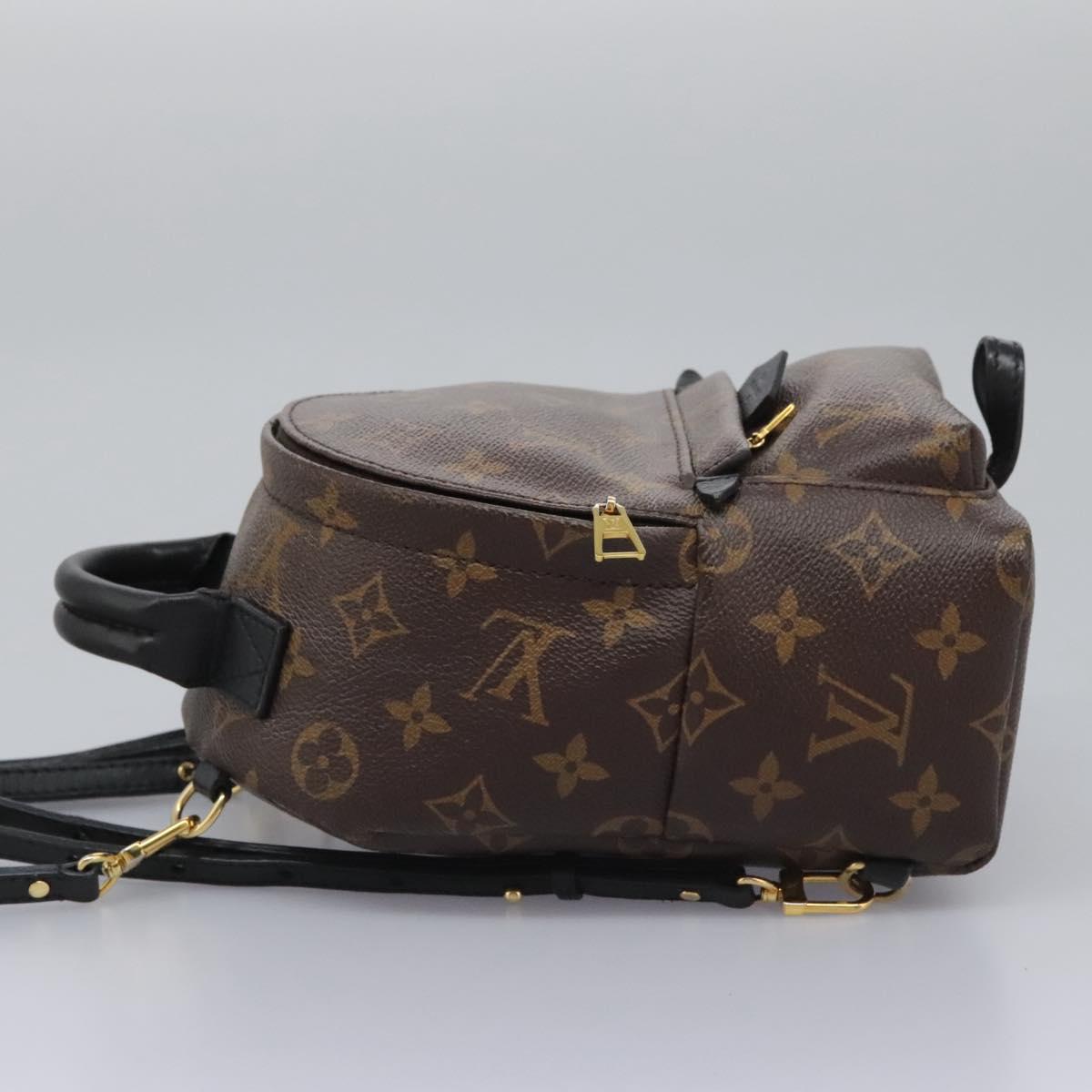 Louis Vuitton Palm Springs mini, Brown, Canvas, backpack