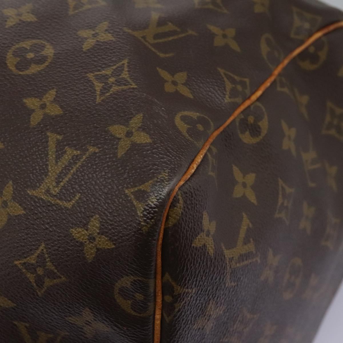 Louis Vuitton Keepall 55, Brown, Canvas, travel