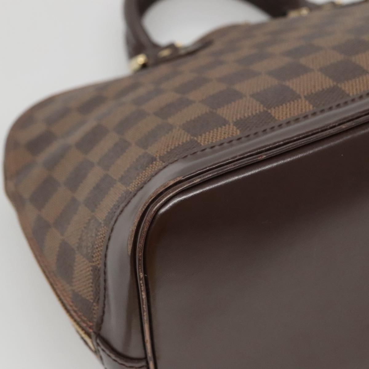 Louis Vuitton Alma, Brown, Canvas, handbag
