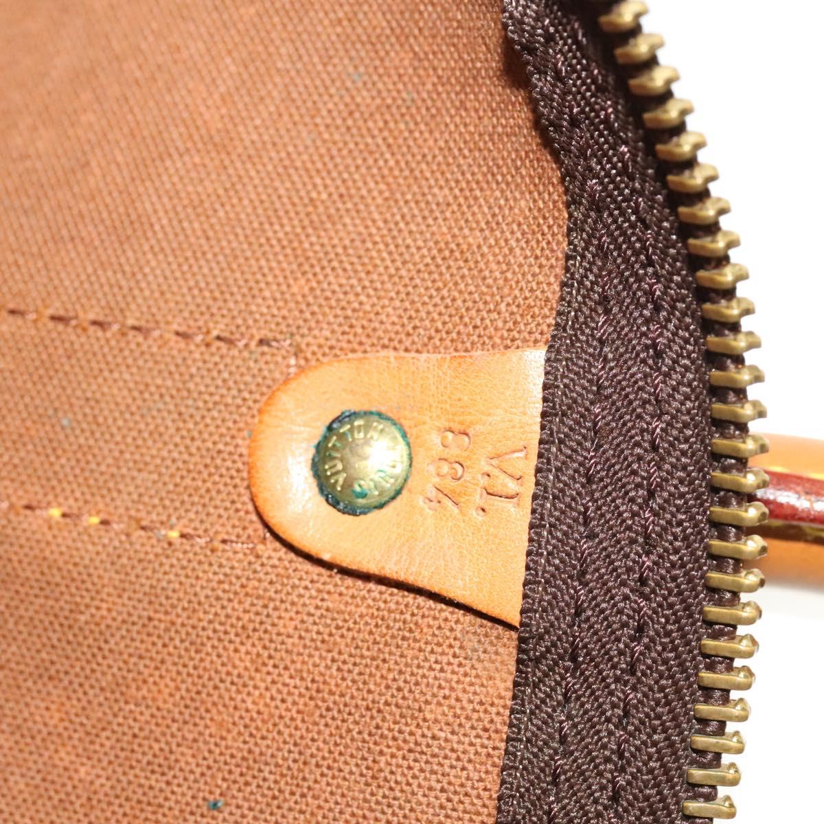 Louis Vuitton Keepall 45, Brown, Canvas, travel