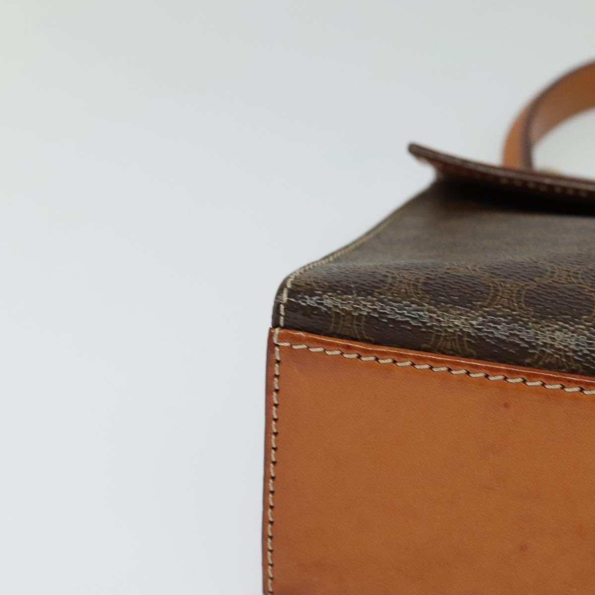 Céline Triomphe, Brown, Canvas, handbag