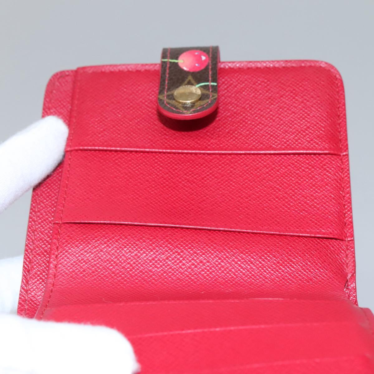 Louis Vuitton Compact zip, Brown, Canvas, wallet