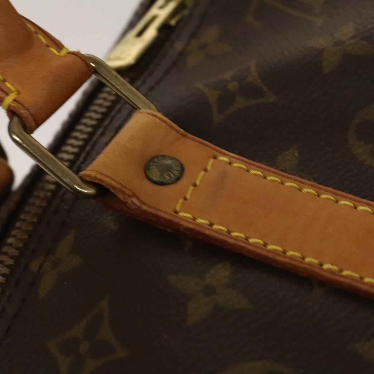 Louis Vuitton Keepall 60, Brown, Canvas, travel