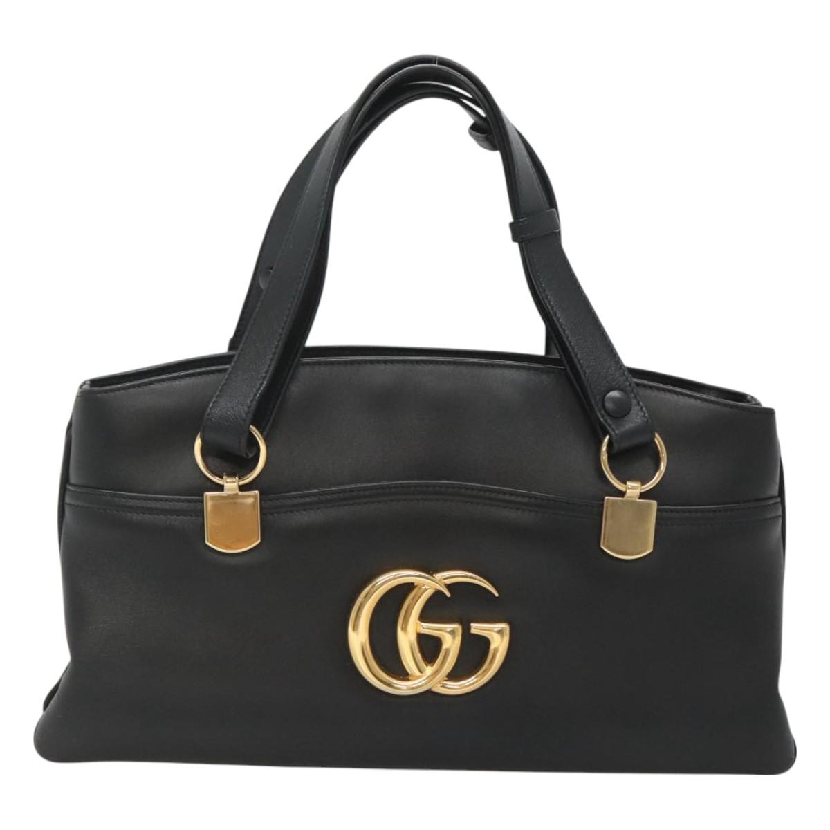 Gucci Arli, Black, Leather, handbag