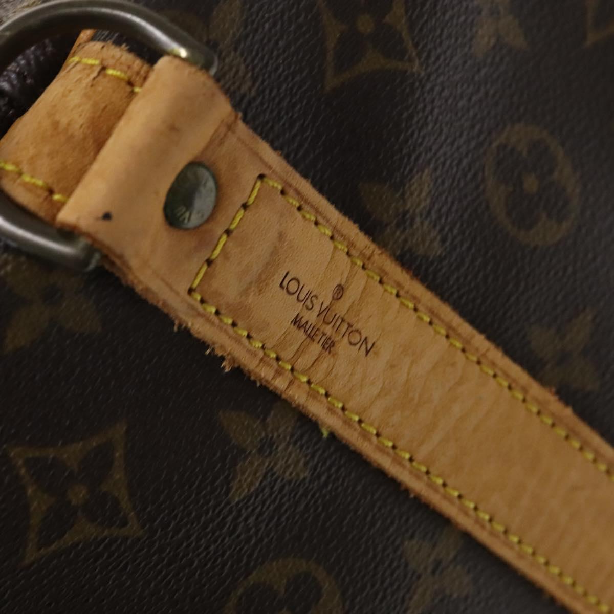 Louis Vuitton Keepall Bandoulière 60, Brown, Canvas, travel