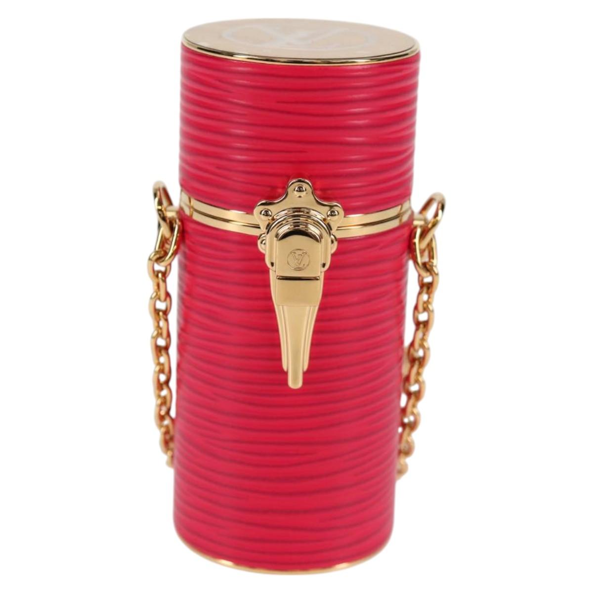Louis Vuitton Lipstick, Red, Leather, clutch