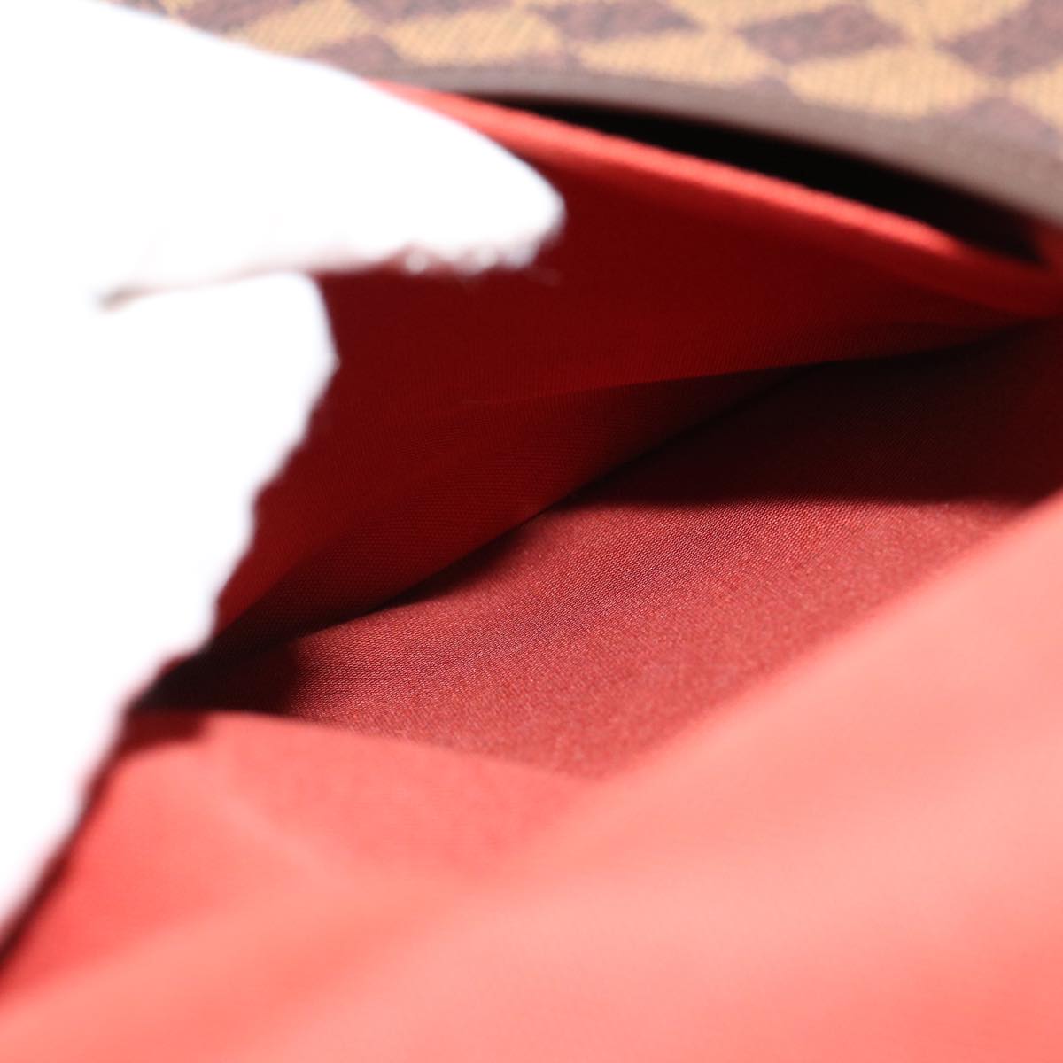 Louis Vuitton Saumur 35, Brown, Canvas, shoulder