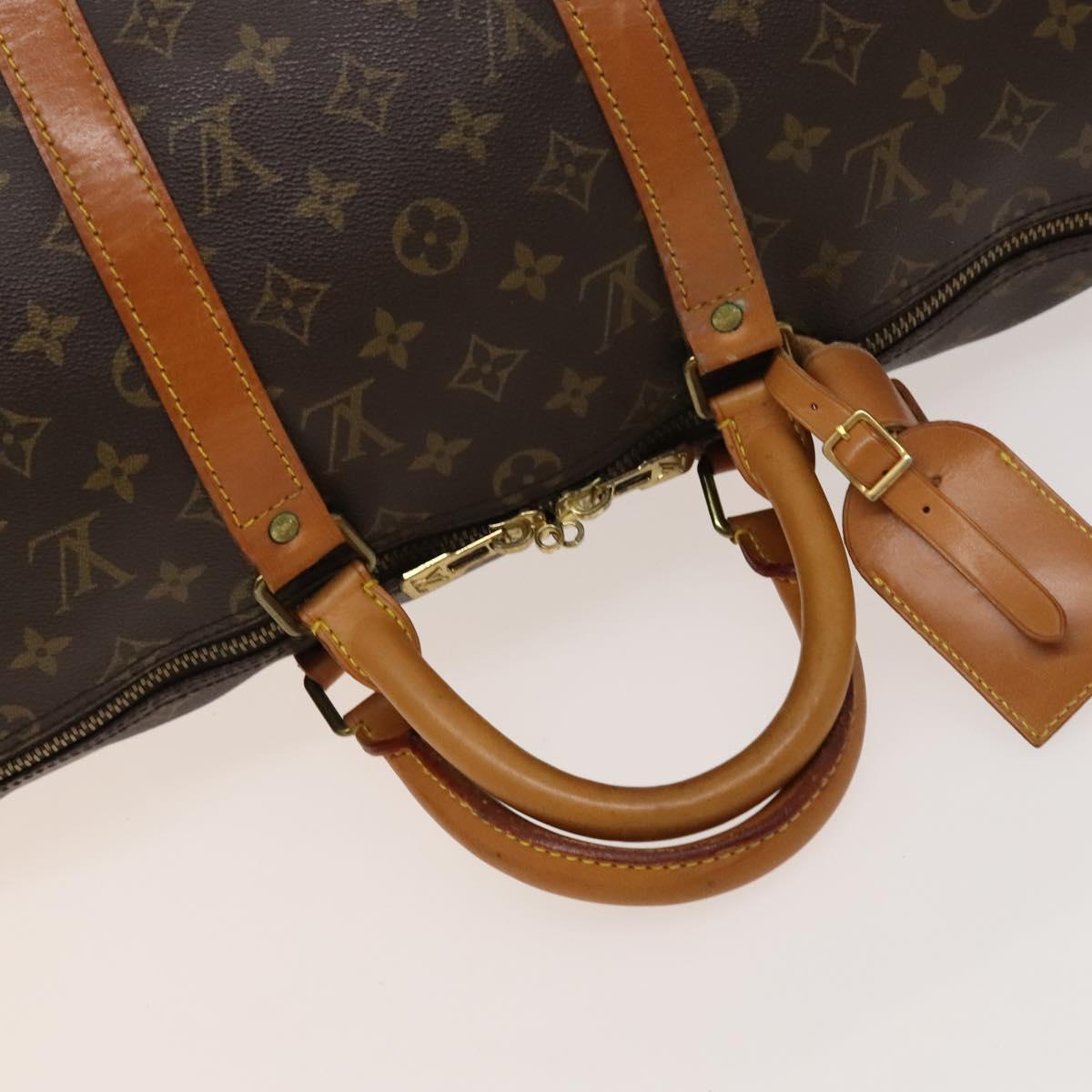 Louis Vuitton Keepall 50, Brown, Canvas, travel