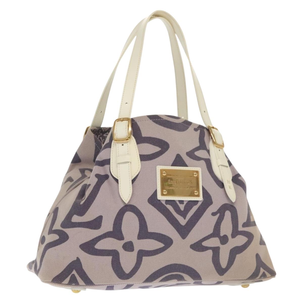 Louis Vuitton Tahitienne, Purple, Canvas, shoulder