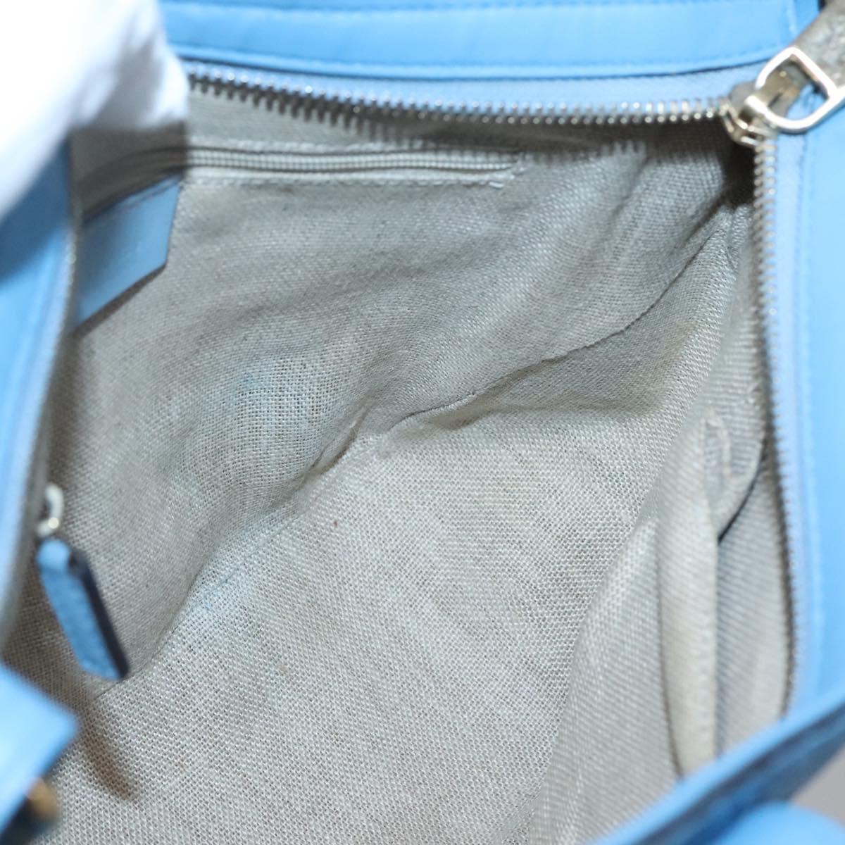Gucci Micro guccissima, Blue, Leather, handbag