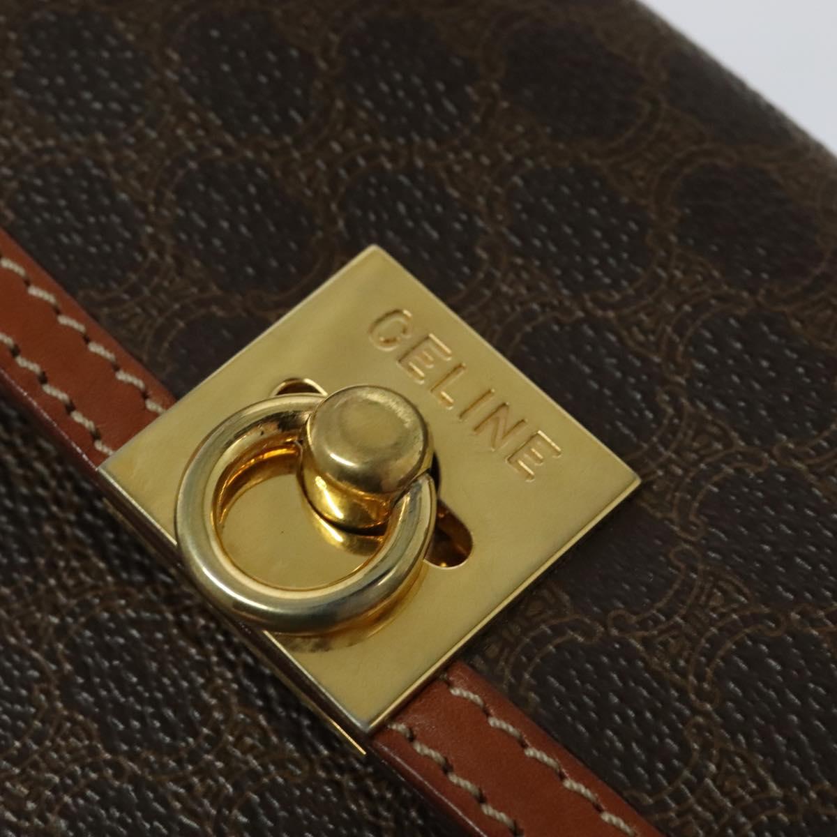 Céline Triomphe, Brown, Canvas, handbag