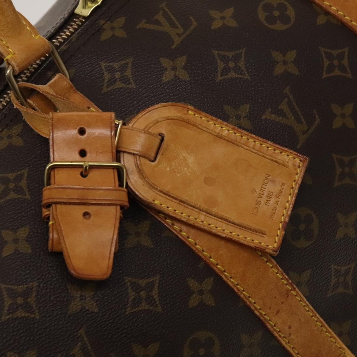 Louis Vuitton Keepall 60, Brown, Canvas, travel