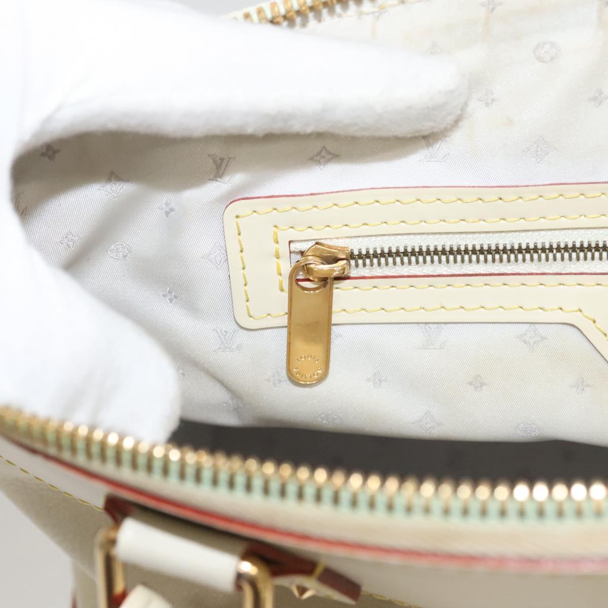 Louis Vuitton Lockit, White, Leather, handbag