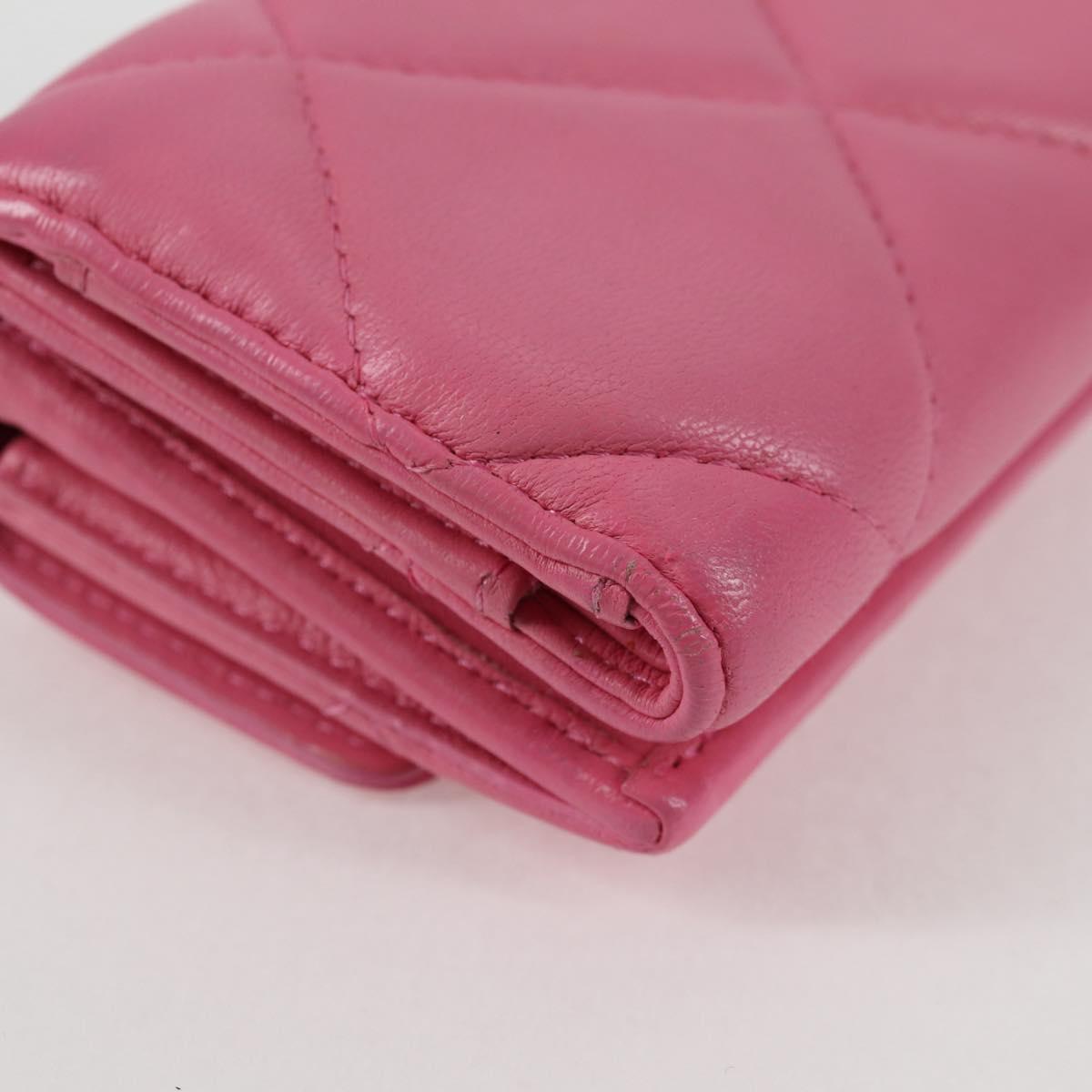 Chanel Chanel 19, Pink, Leather, wallet