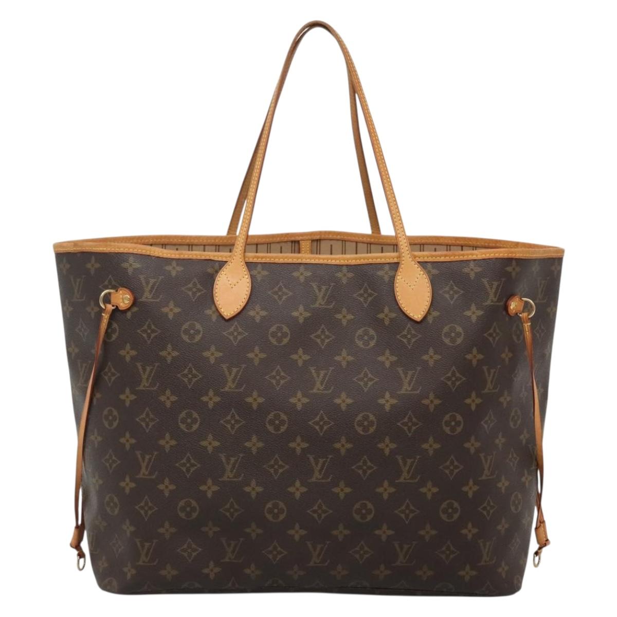 Louis Vuitton Neverfull GM, Brown, Canvas, tote