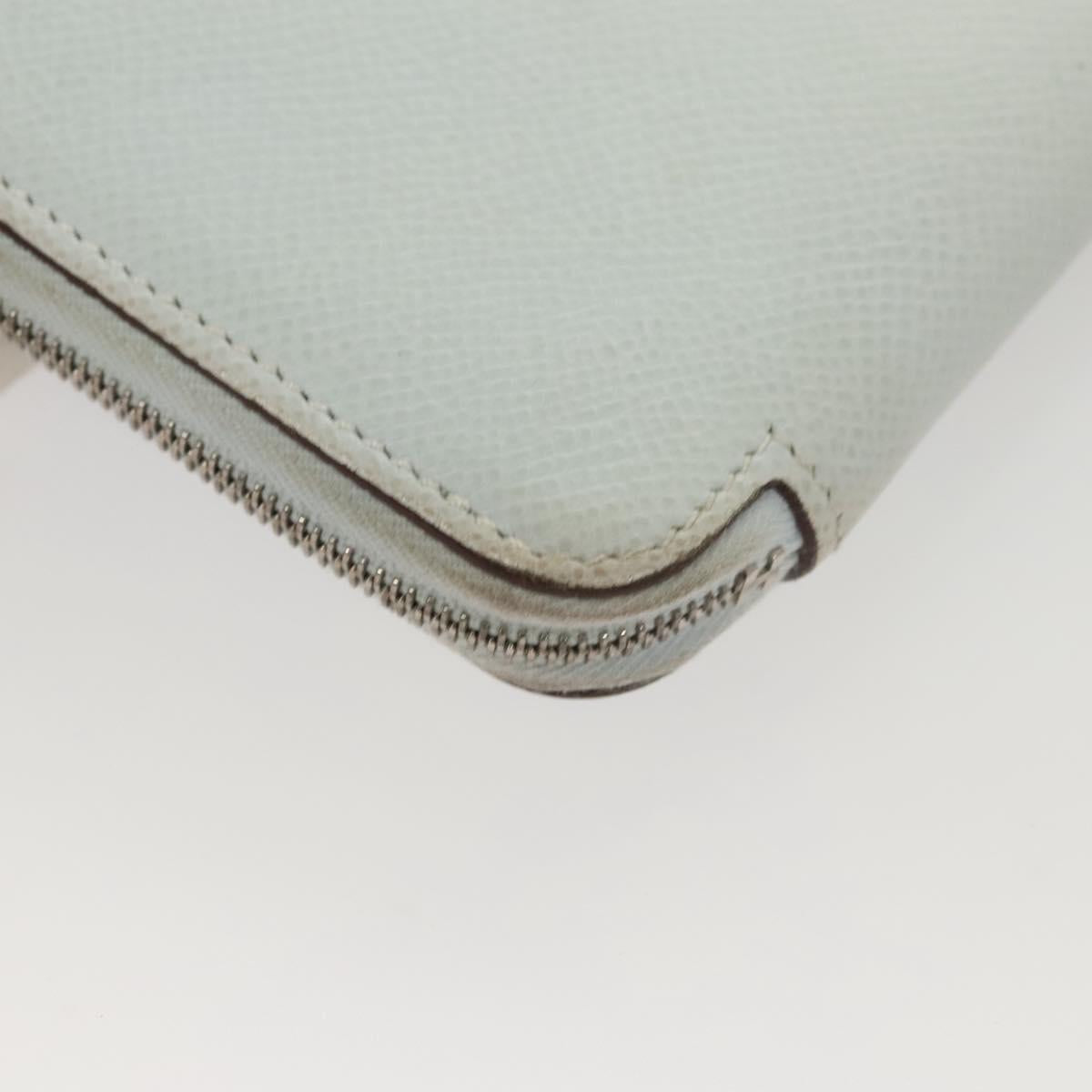 Hermès Silk'In, White, Leather, wallet