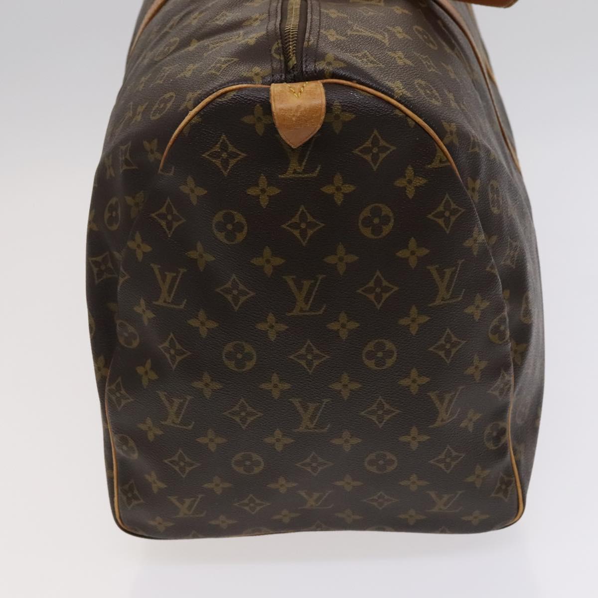 Louis Vuitton Keepall 60, Brown, Canvas, travel