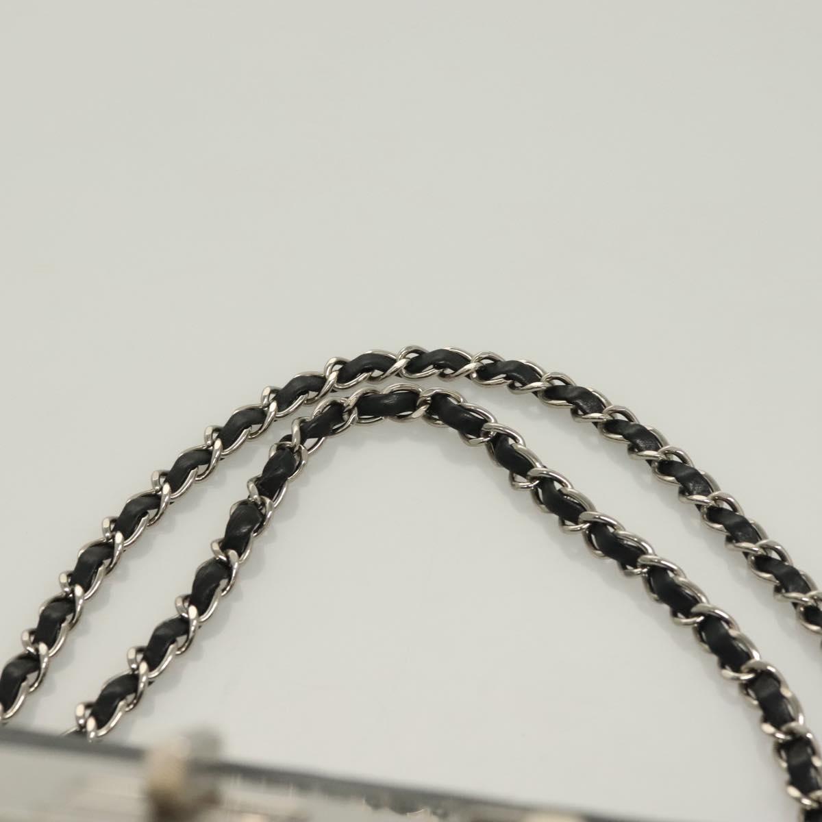 Chanel Mademoiselle, Black, Leather, shoulder