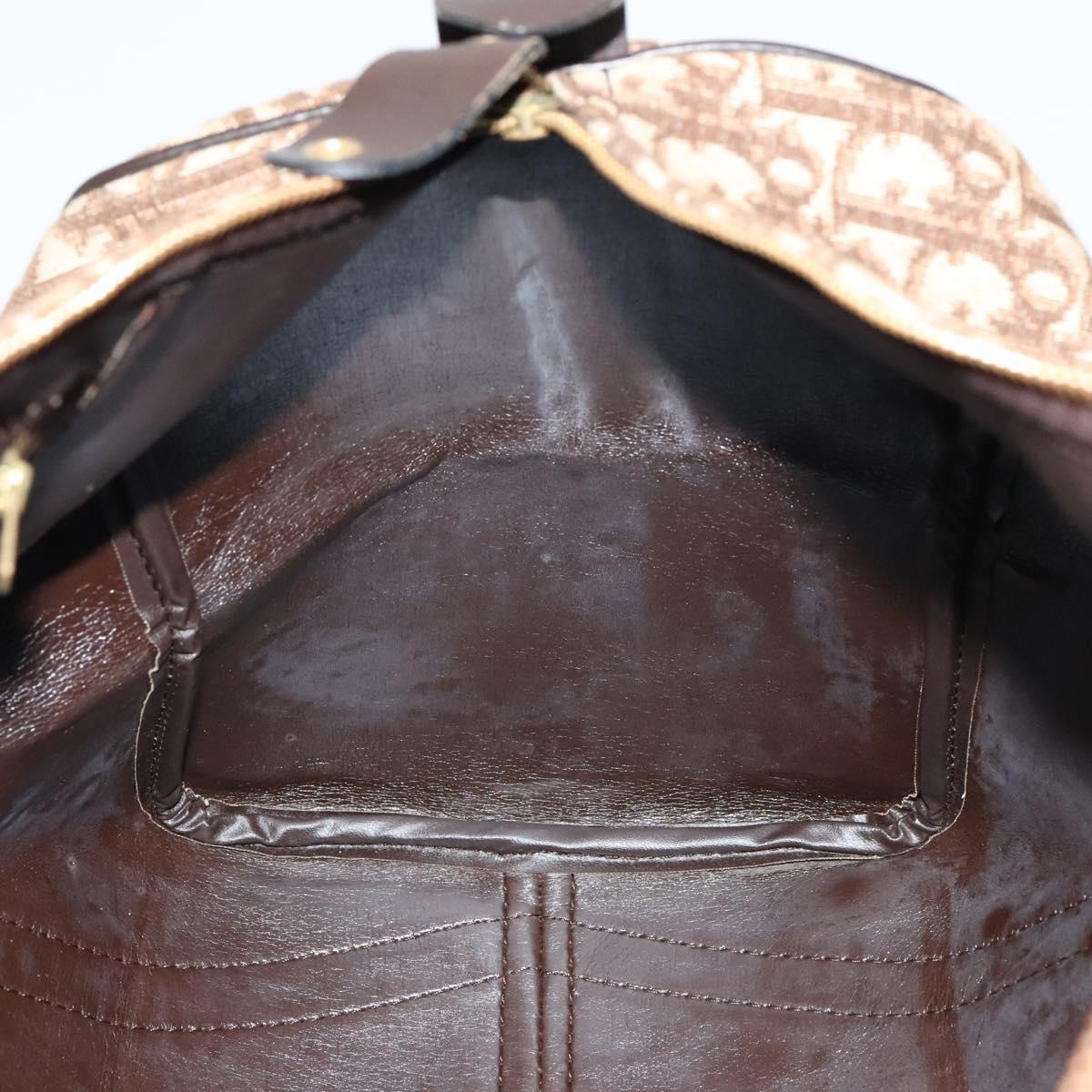 Dior Boston, Brown, Canvas, travel