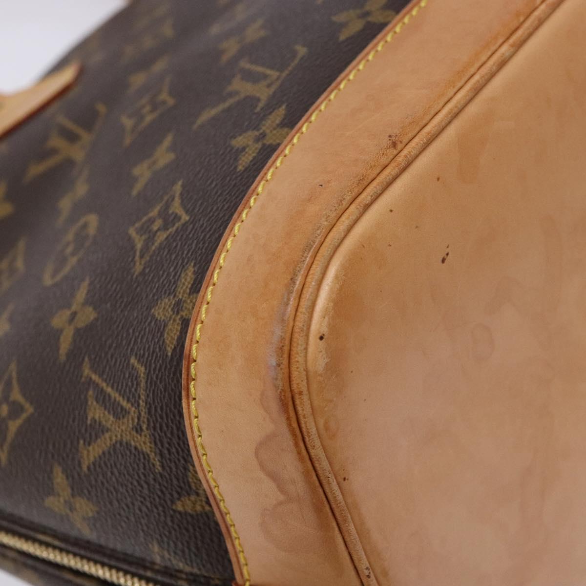 Louis Vuitton Alma, Brown, Canvas, handbag