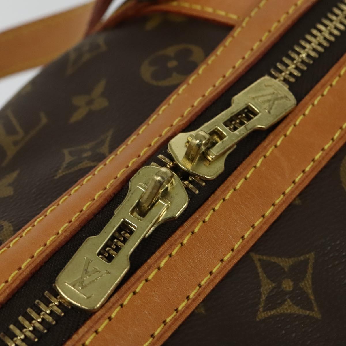 Louis Vuitton Sac Souple, Brown, Canvas, travel