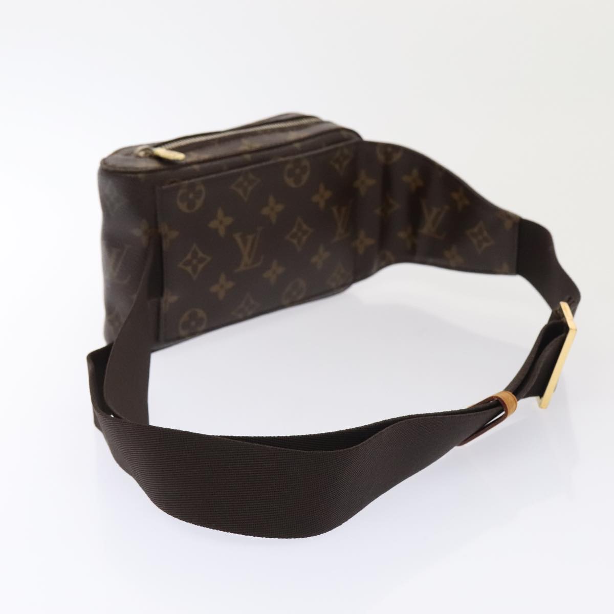 Louis Vuitton Geronimos, Brown, Canvas, clutch