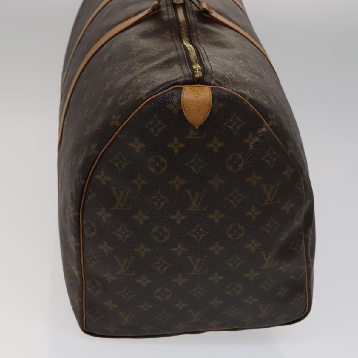 Louis Vuitton Keepall 60, Brown, Canvas, travel