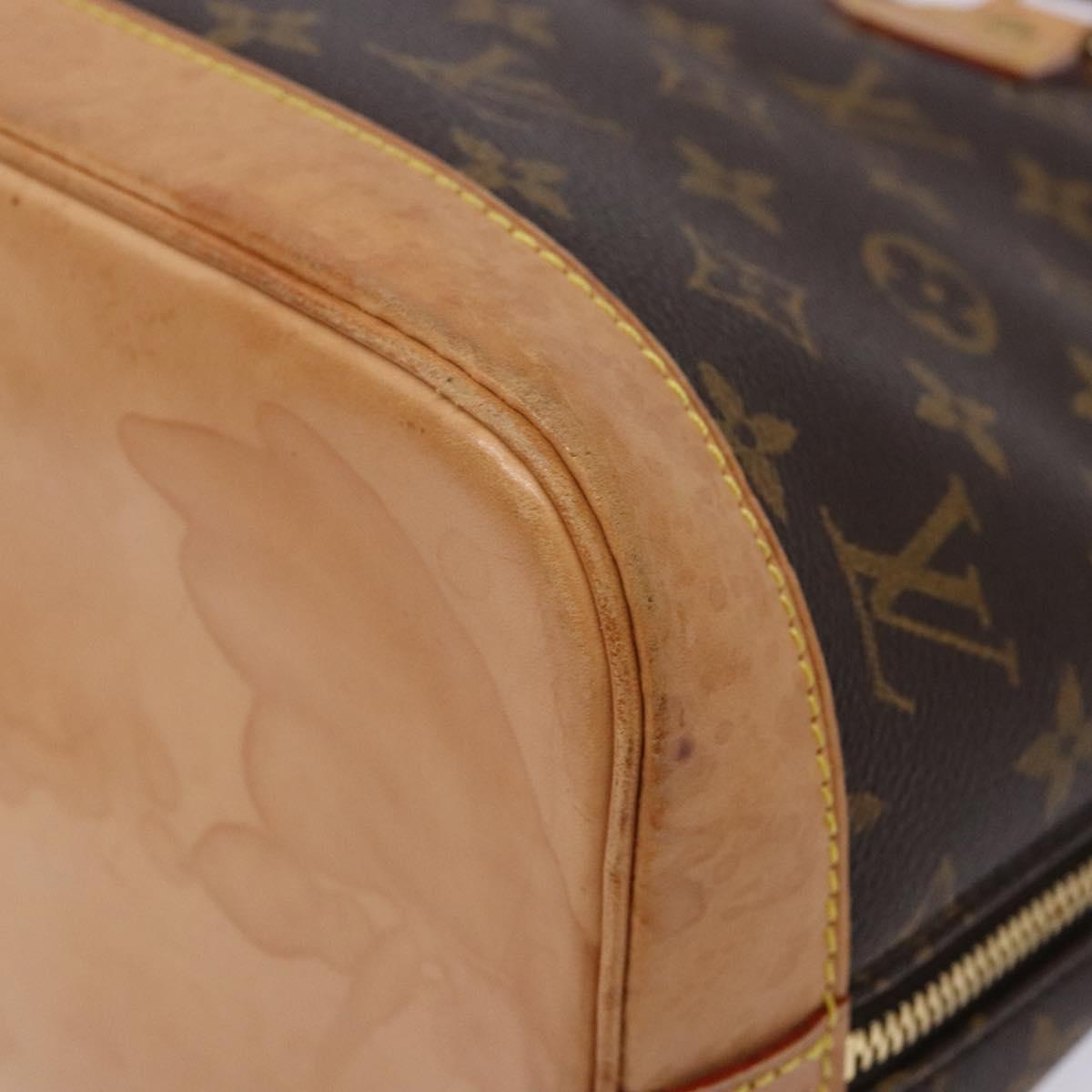 Louis Vuitton Alma, Brown, Canvas, handbag