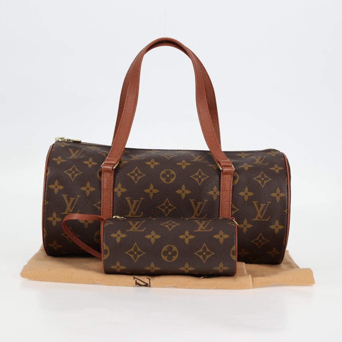 Louis Vuitton Papillon 30, Brown, Canvas, handbag