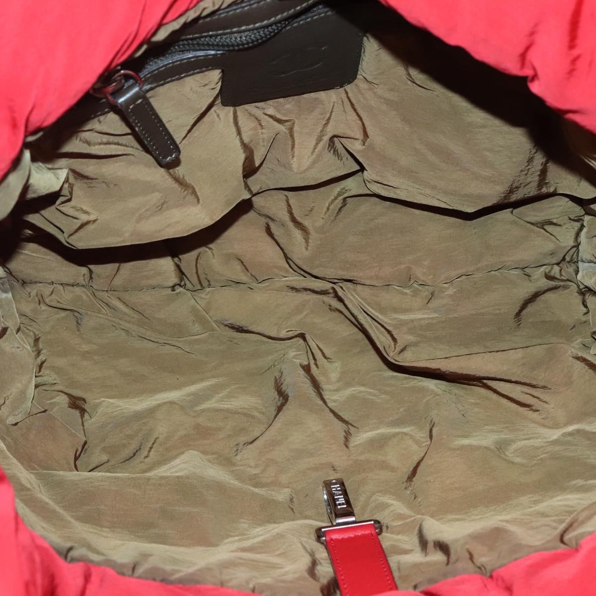Chanel Coco Cocoon, Red, NYLON, tote