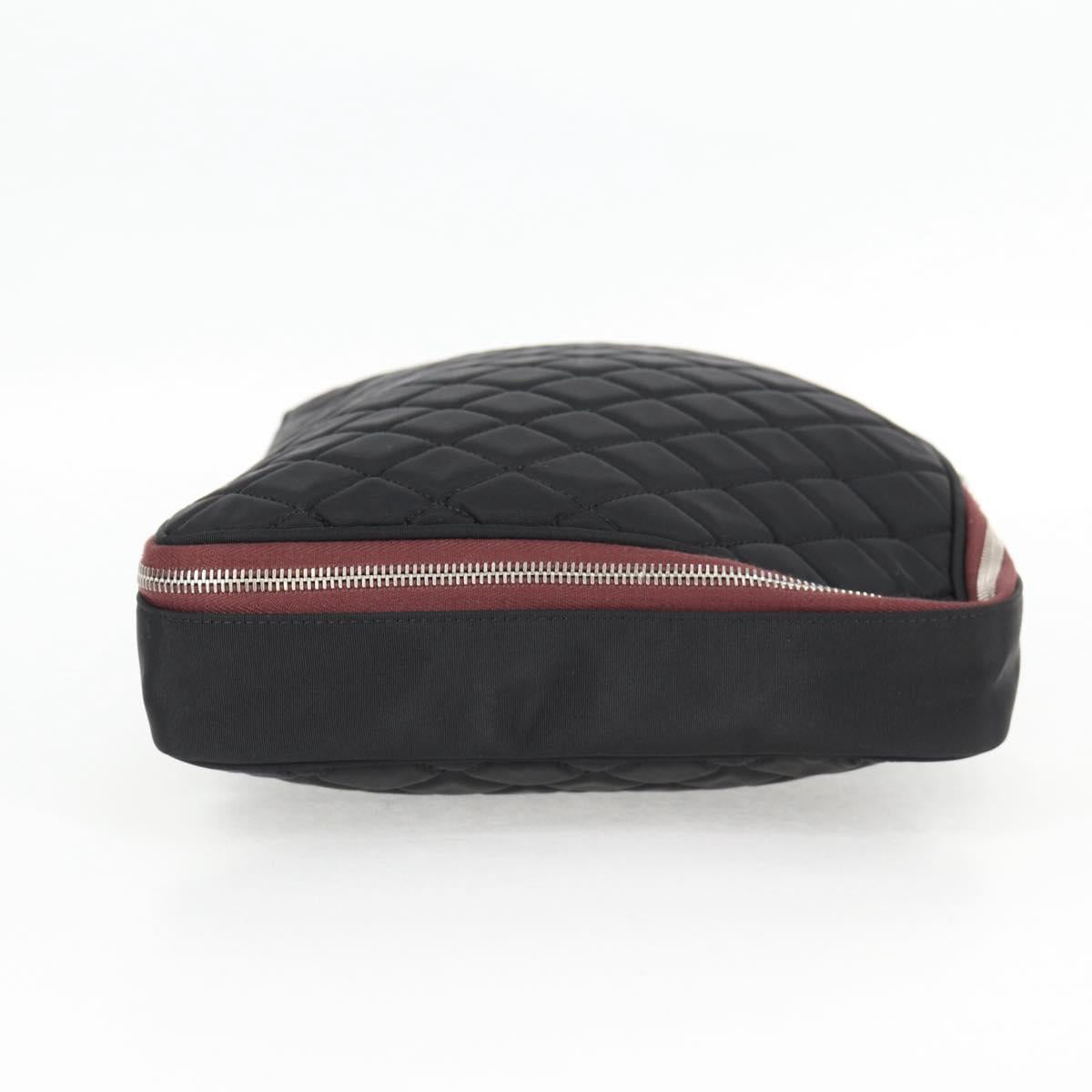 Chanel Cc, Black, NYLON, clutch