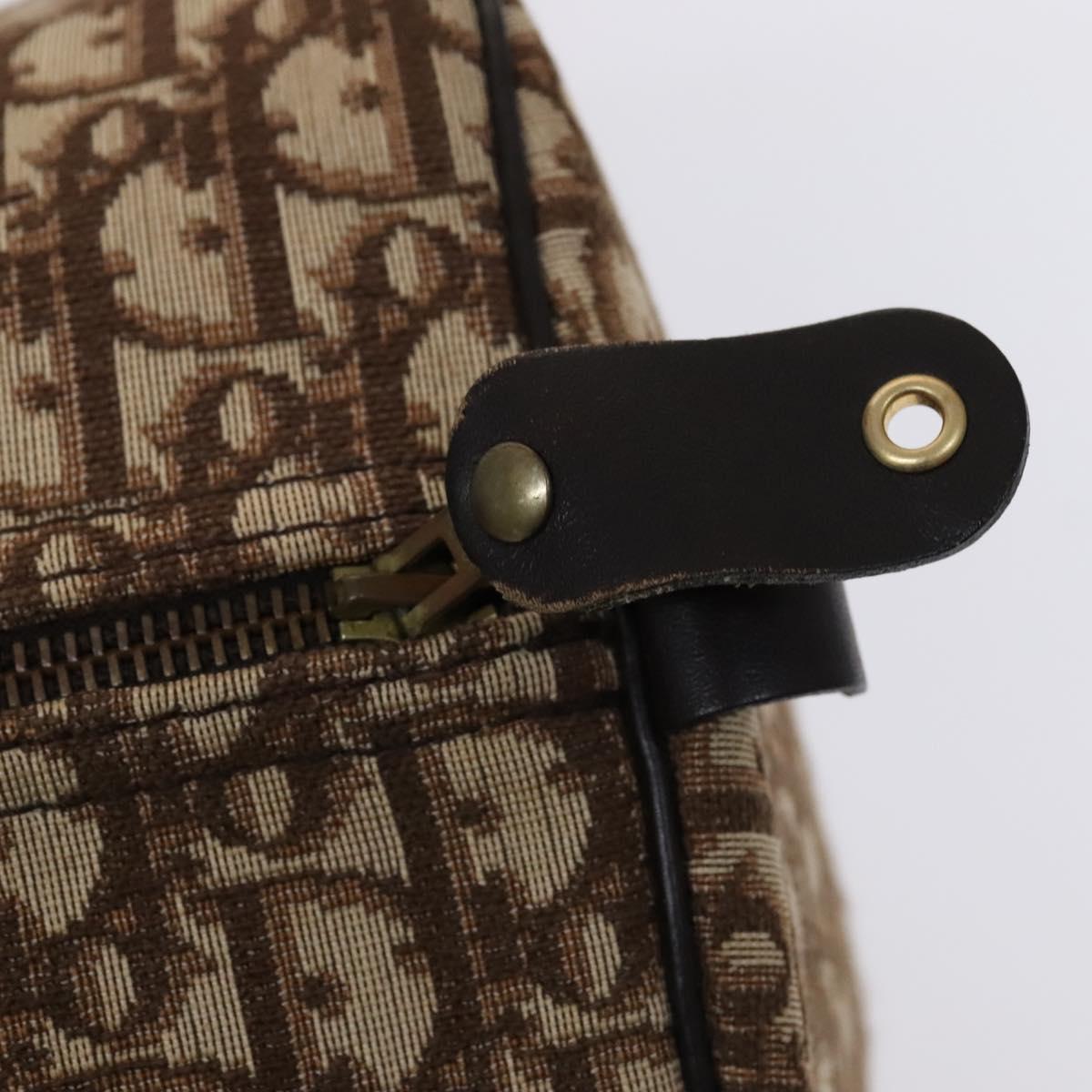 Dior Boston, Brown, Canvas, travel