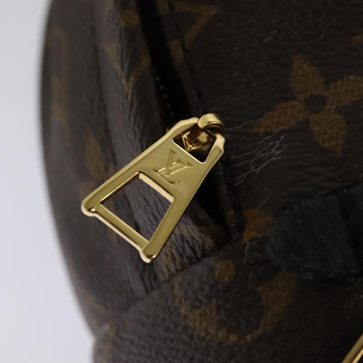 Louis Vuitton Palm Springs mini, Brown, Canvas, backpack