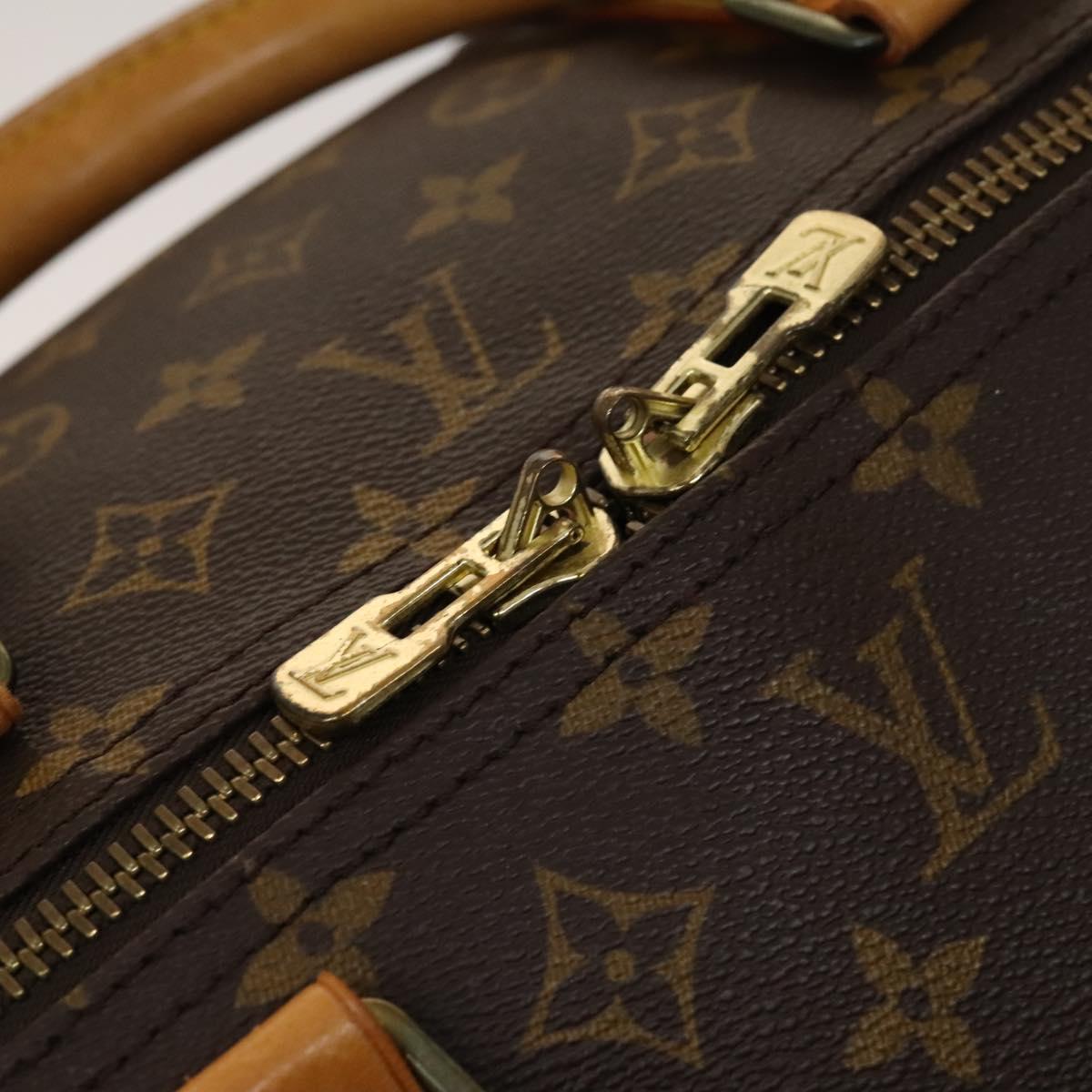 Louis Vuitton Keepall 60, Brown, Canvas, travel