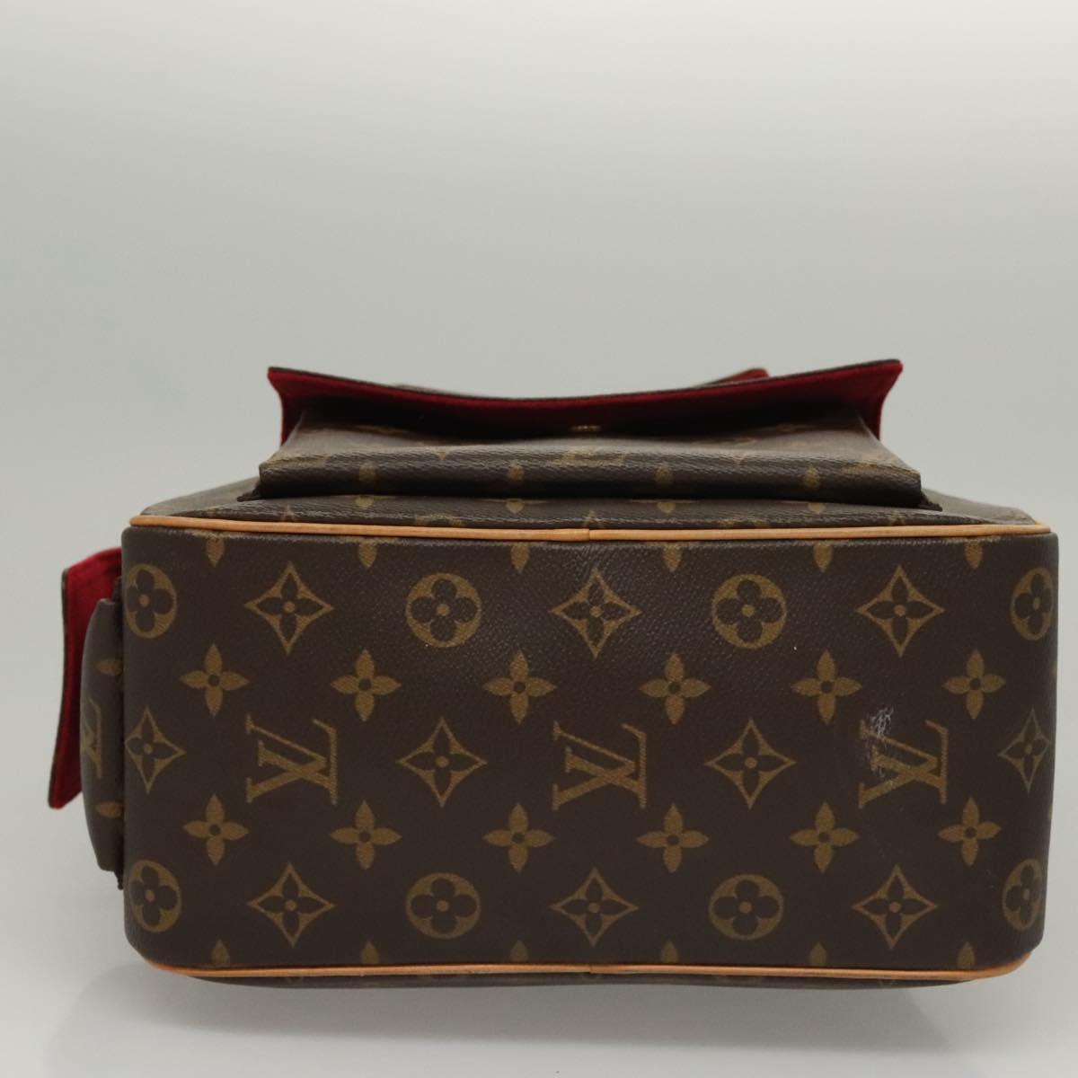 Louis Vuitton Excentri cité, Brown, Canvas, handbag