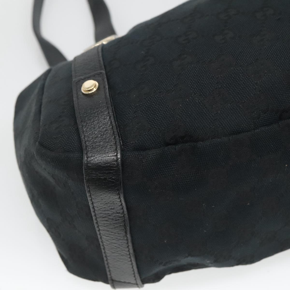 Gucci Abbey, Black, Canvas, tote