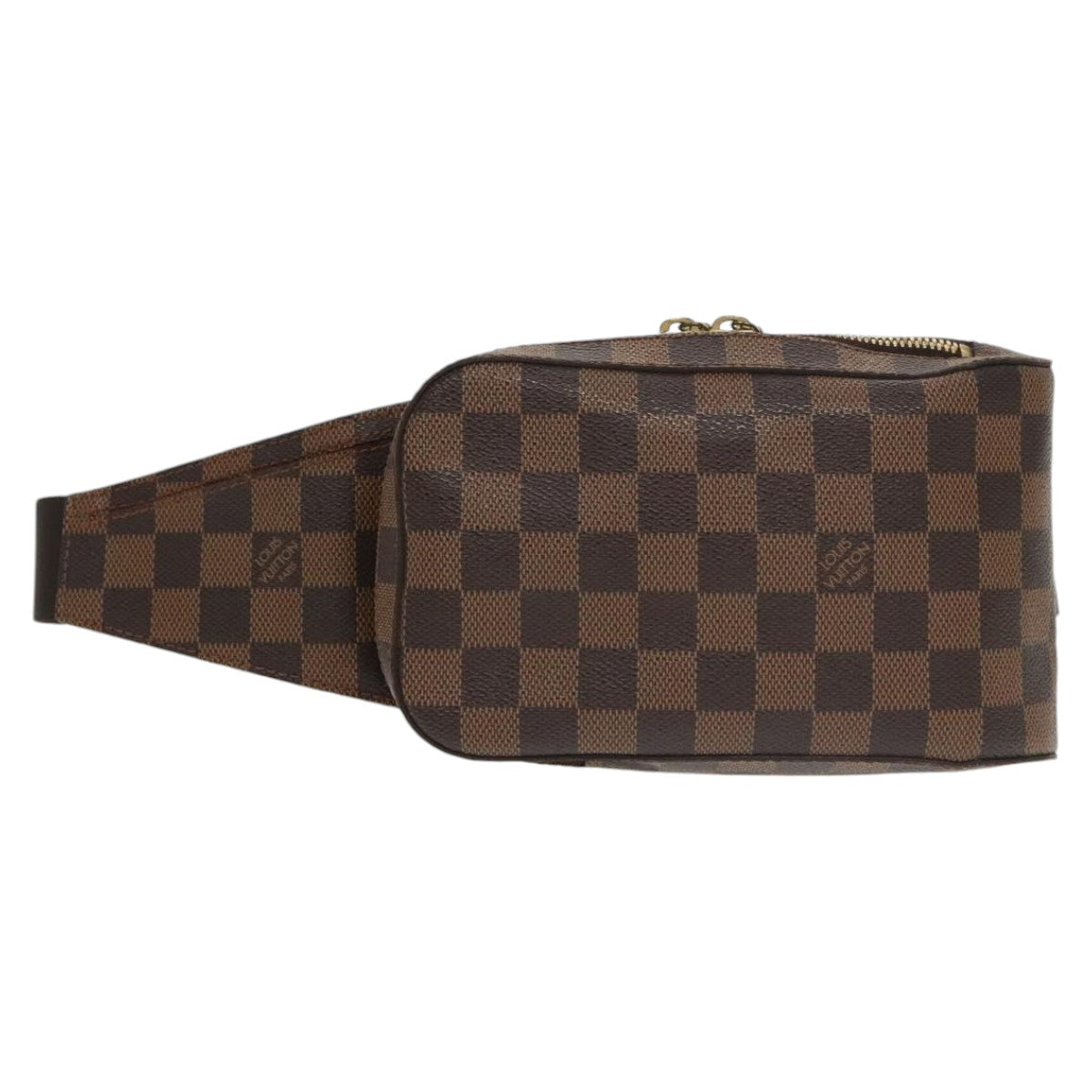 Louis Vuitton Geronimos, Brown, Canvas, shoulder