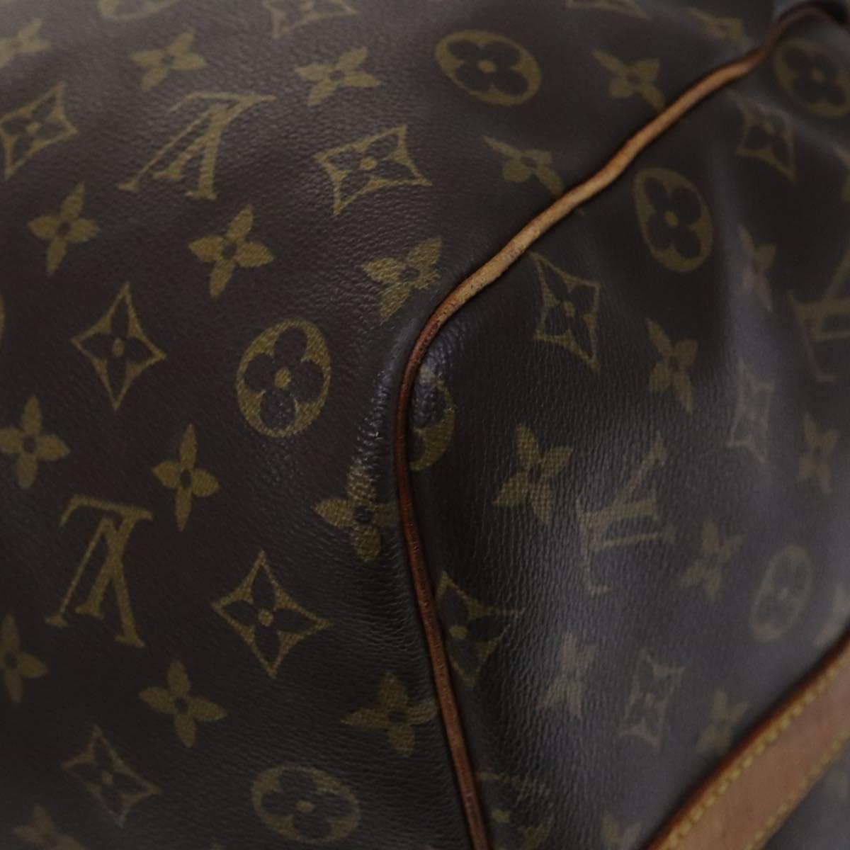 Louis Vuitton Keepall Bandoulière 60, Brown, Canvas, travel