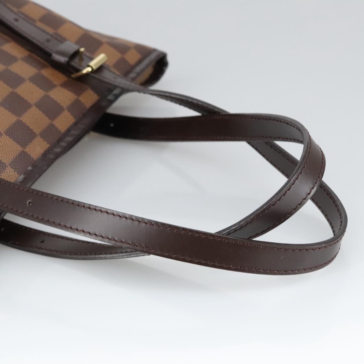 Louis Vuitton Bucket GM, Brown, Canvas, shoulder