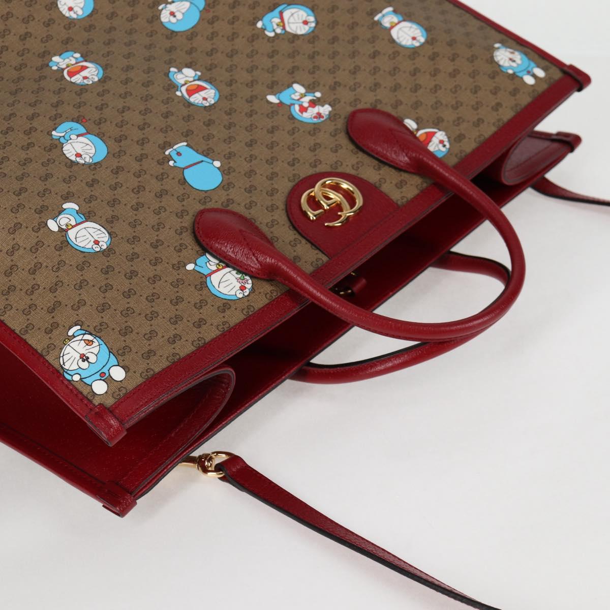 Gucci Doraemon, Beige, Canvas, tote