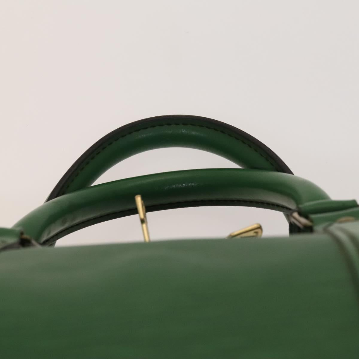 Louis Vuitton Keepall 50, Green, Leather, travel