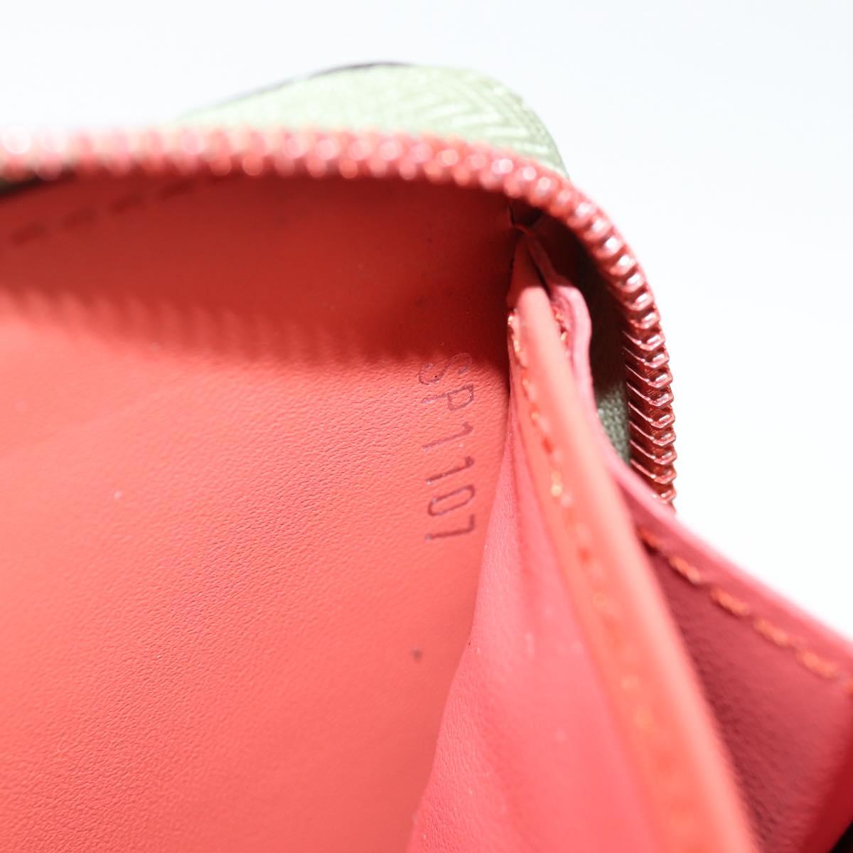 Louis Vuitton Portefeuille zippy, Green, Canvas, wallet