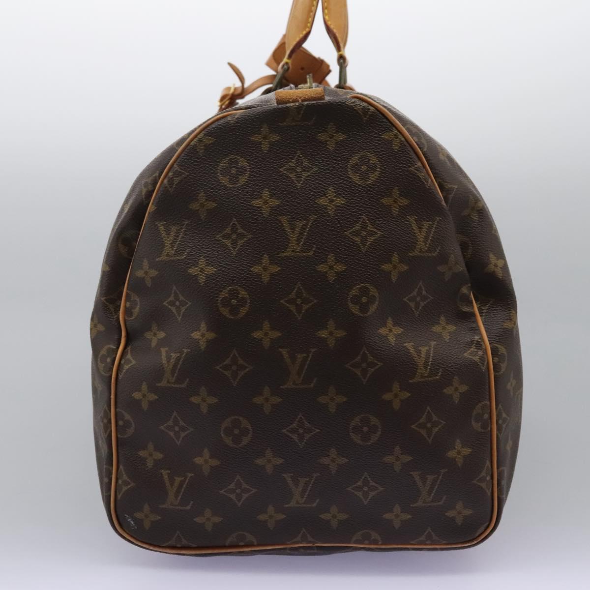 Louis Vuitton Keepall 55, Brown, Canvas, travel
