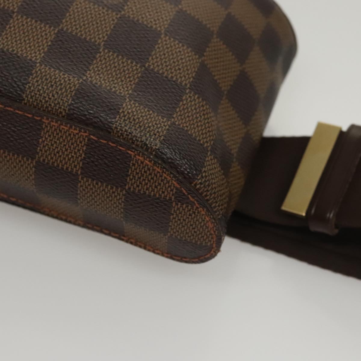 Louis Vuitton Geronimos, Brown, Canvas, clutch