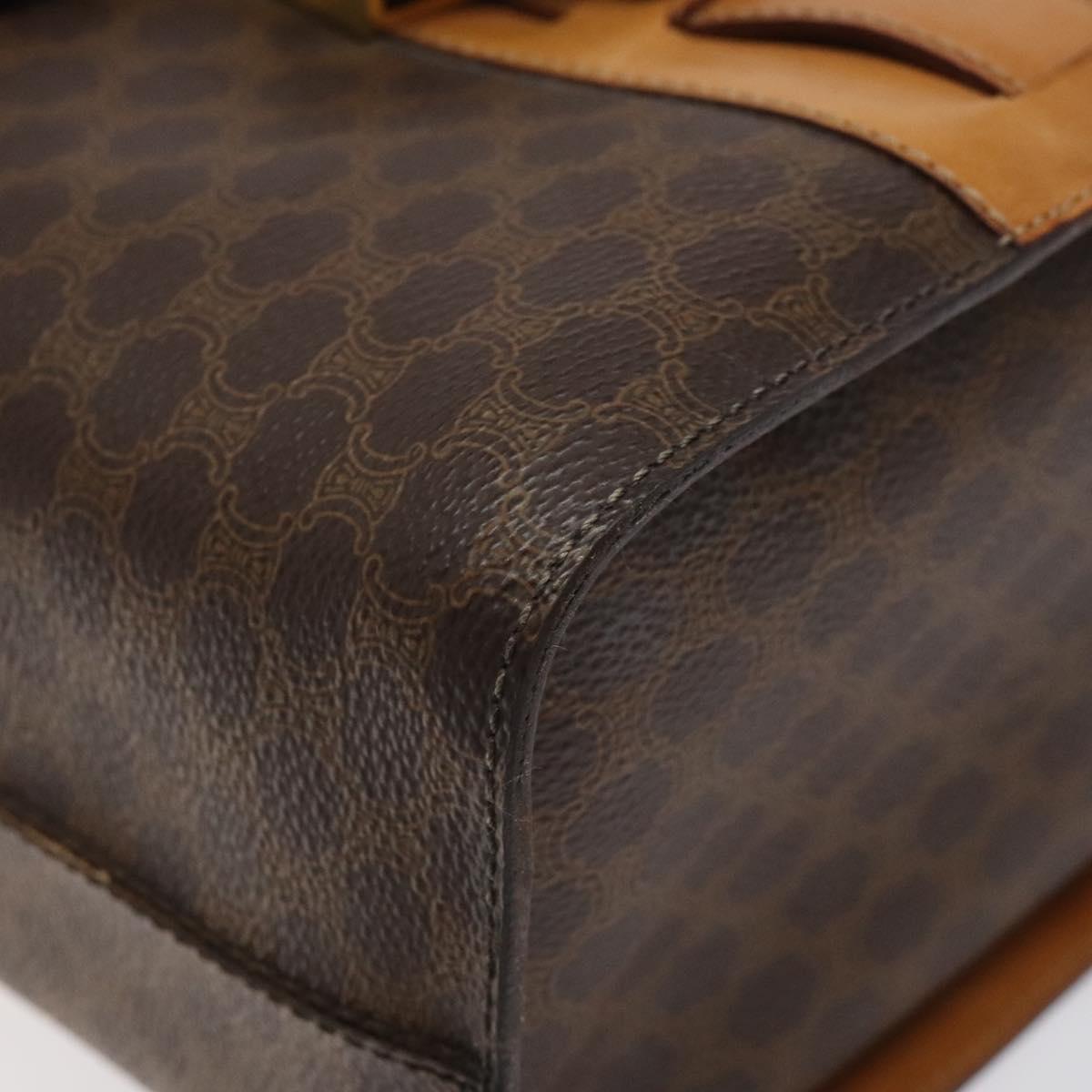 Céline Vanity, Brown, Canvas, handbag