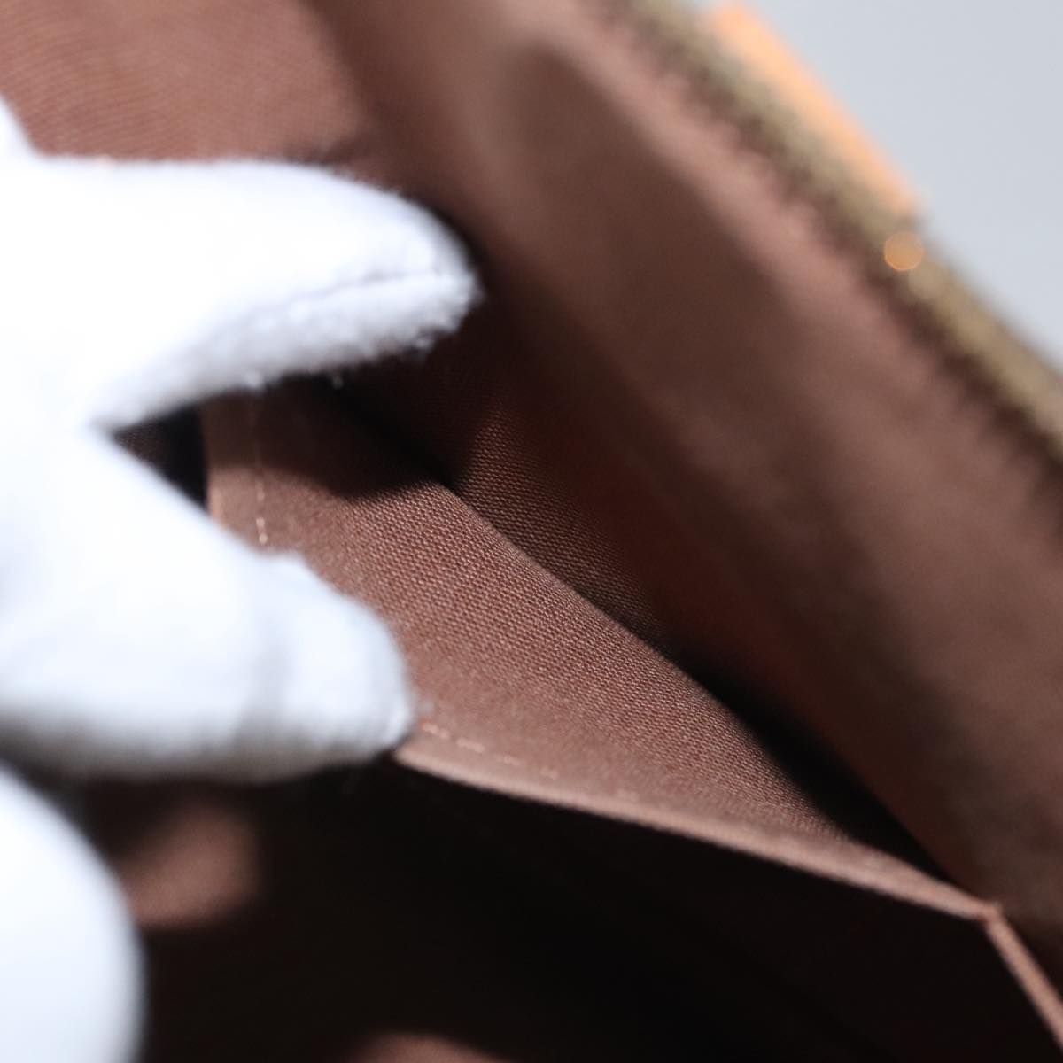 Louis Vuitton Alma, Brown, Canvas, handbag